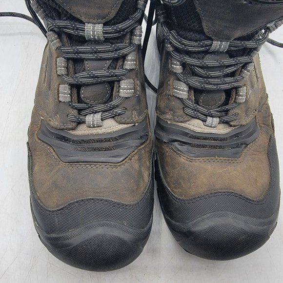 Keen Ridge Flex Mens Size 11 Brown Mid Height Waterproof Hiking Boots 1024911 - Picture 15 of 16